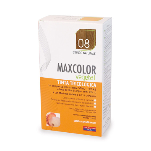 Max Color Vegetal 08 Biondo Naturale 140ml