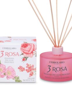 3 Rosa Fragranza per Legni profumati 200 ml
