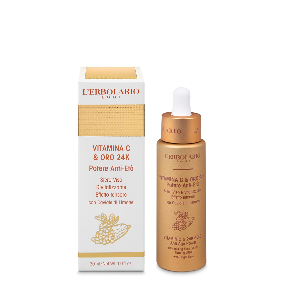 Vitamina C & Oro 24K Siero Viso 30 ml