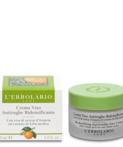 Crema Viso Antirughe Ridensificante con Cera di scorza d'Arancia
ed Estratto di Erba Medica 50 ml