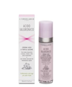 Acido Ialuronico Crema Viso a Tripla Azione Trattamento anti-age per pelli miste 50 ml