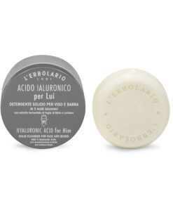 Acido Ialuronico per Lui Detergente solido Viso e barba 60 g