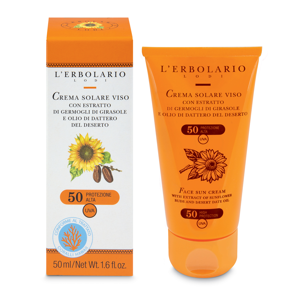 Crema Solare Viso SPF 50 50ml