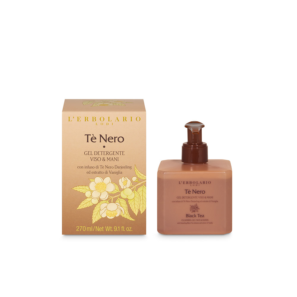 Tè Nero Gel Detergente Viso & Mani 270 ml