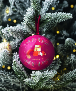 Christmas Infusion - Palla di Natale con 8 filtroscrigno Mandorle Caramellate