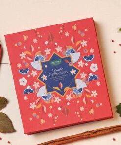 Tisana Collection - Cofanetto quadrato rosso 27 filtri bio assortiti
