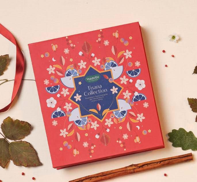 Tisana Collection - Cofanetto quadrato rosso 27 filtri bio assortiti