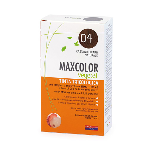 Max Color Vegetal 04 Castano Chiaro Naturale 140ml