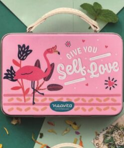 Pensieri Belli - Cofanetto Valigetta Fenicottero con 4 filtroscrigno